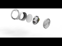 Lampe rechargeable d'urgence à LED ronde encastrée au plafond