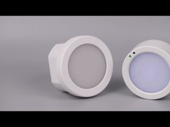 Lumière d'urgence LED ronde de 3 W avec garantie de 3 ans