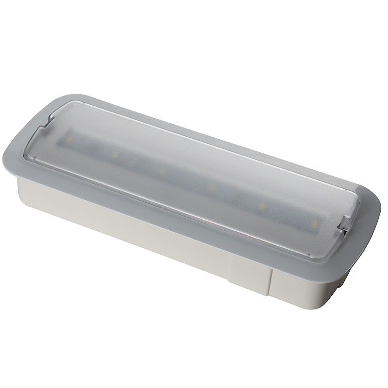 Réchargeable 120LM SMD 5730 LED Rétrécissement de lumière d'urgence L116M-C Monture murale avec batterie de secours