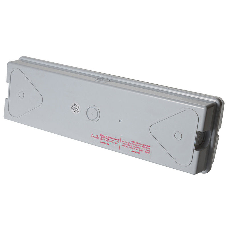 Lampe d'urgence étanche SMD 5730 LED pour lieux humides, extérieur, avec batterie de secours, éclairage IP65 L122M