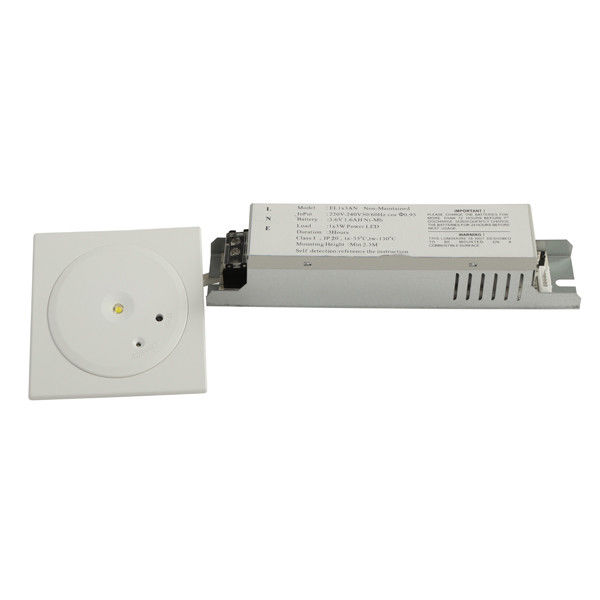 1W SMD Blanc LED Plafond Encastré Monté Bâtiments Commerciaux Auto-Test Lumière d'Urgence IP20