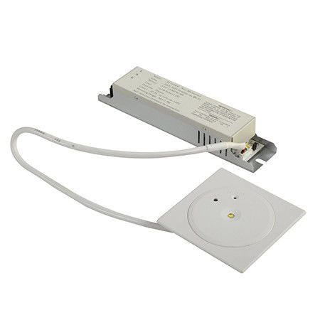 110V 220V IP20 Éclairage de secours encastré au plafond pour intérieur avec batterie de secours LED SMD blanche 3W