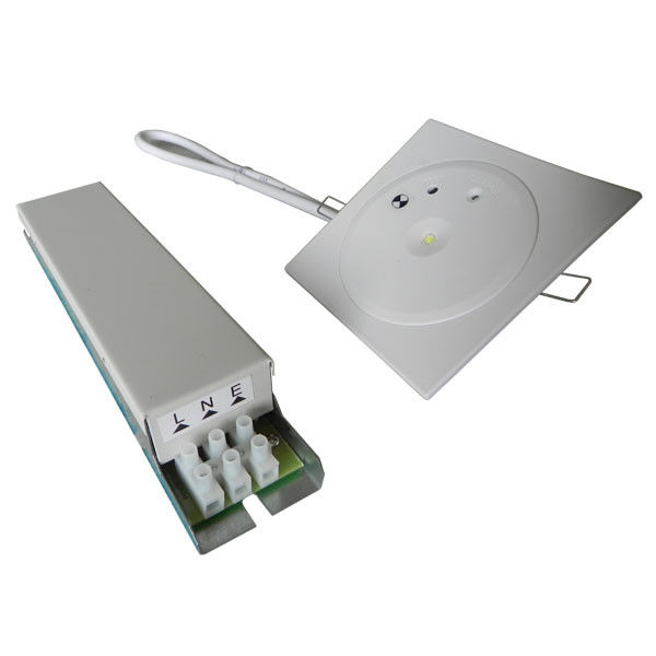 Éclairage d'urgence de plafond commercial rechargeable avec batterie de secours 1W SMD LED blanc EL1-1AN