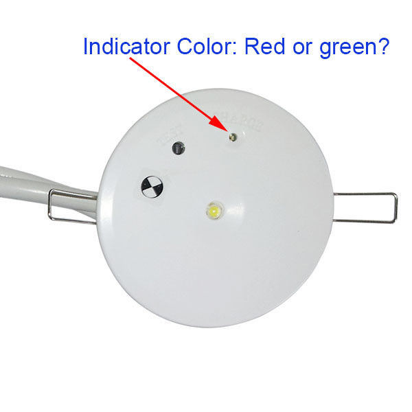 Éclairage de secours rechargeable LED SMD encastré au plafond de 3 watts pour centre commercial