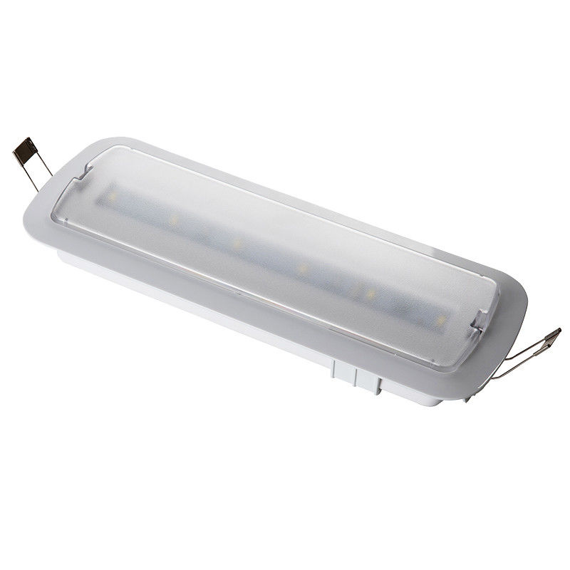 300lm Éclairage de secours LED encastré commercial pour plafond avec batterie de secours IP20 220V 10pcs SMD 5730 L116N-B1