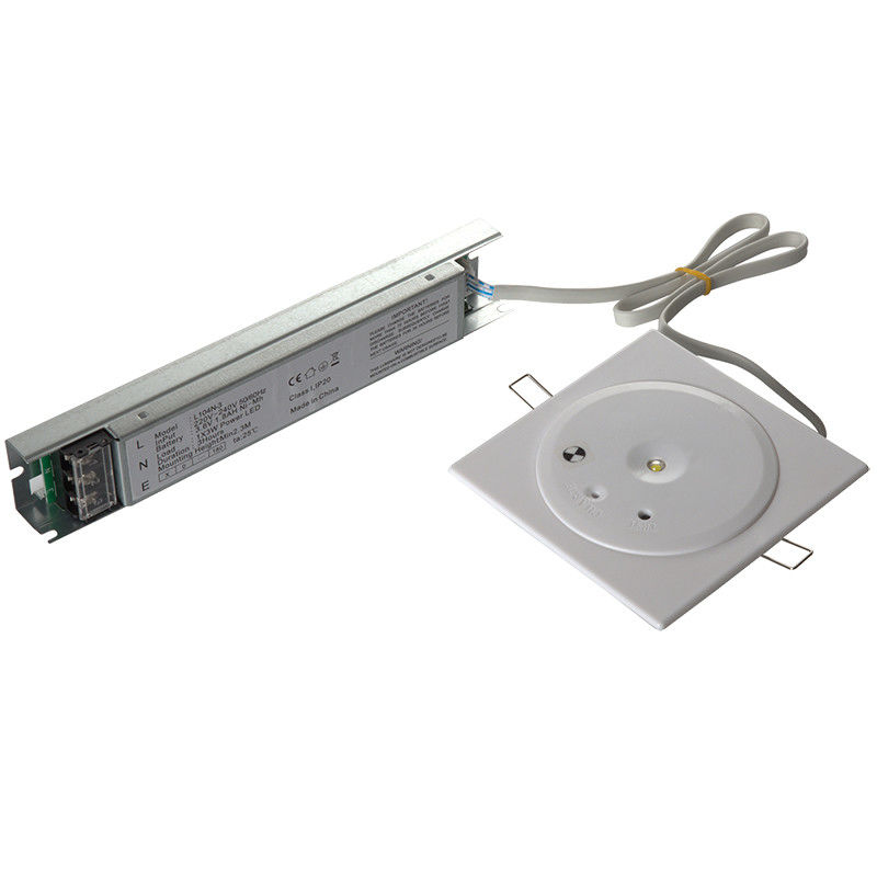 IP20 plafond LED éclairage d'urgence 1W SMD Ni-Cd batterie 3 heures EL104N-1