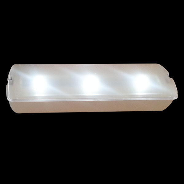 Éclairage d'urgence par revêtement murale rechargeable à LED à courant alternatif avec batterie de secours Rétardant incendie ABS L116M-C