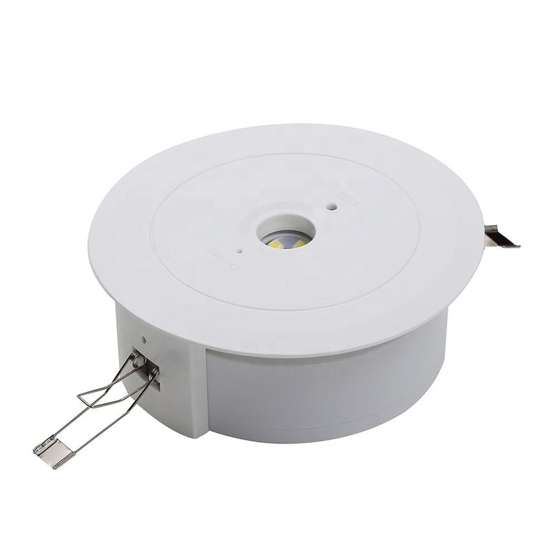 3 ans de garantie Lumière d'urgence à plafond encastrée LED avec batterie de secours ABS Casing IP20 L114MN-B