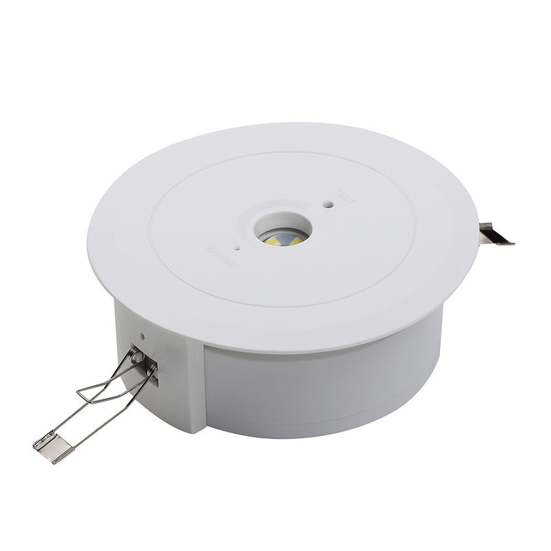 Éclairage d'urgence à haute résolution CRI à LED avec batterie de secours à angle de faisceau de 120 degrés IP20 L114MN-B