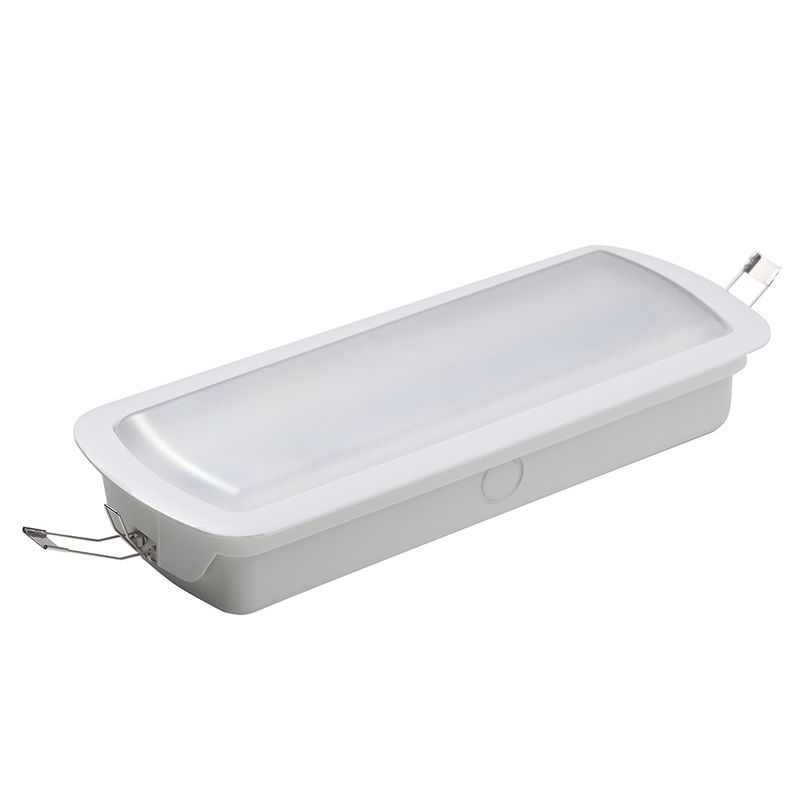 3W Ni-Cd Batterie de secours LED encastrée au plafond Lumière d'urgence 200LM IP20 L119MN-B