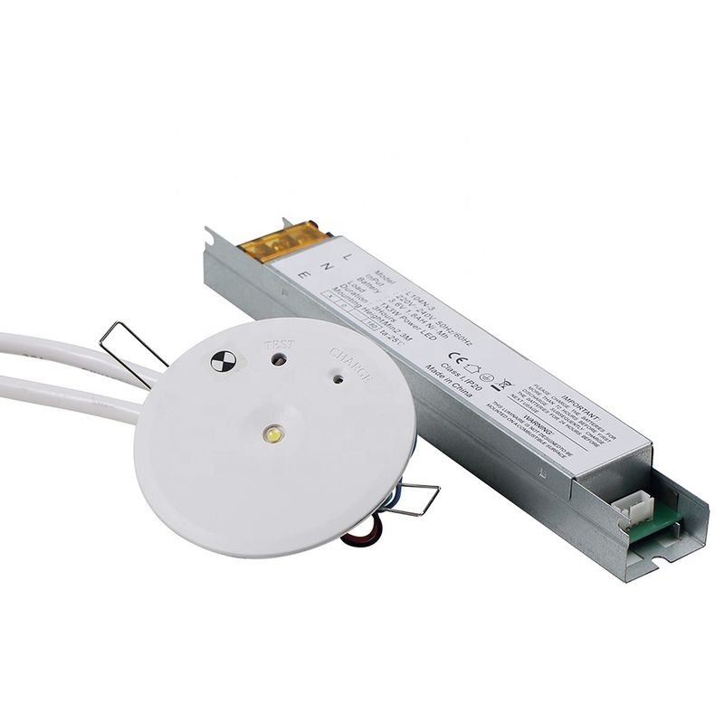 Éclairage de secours encastré commercial non maintenu IP20 3W avec batterie de secours LED Downlight d'urgence L104N-3
