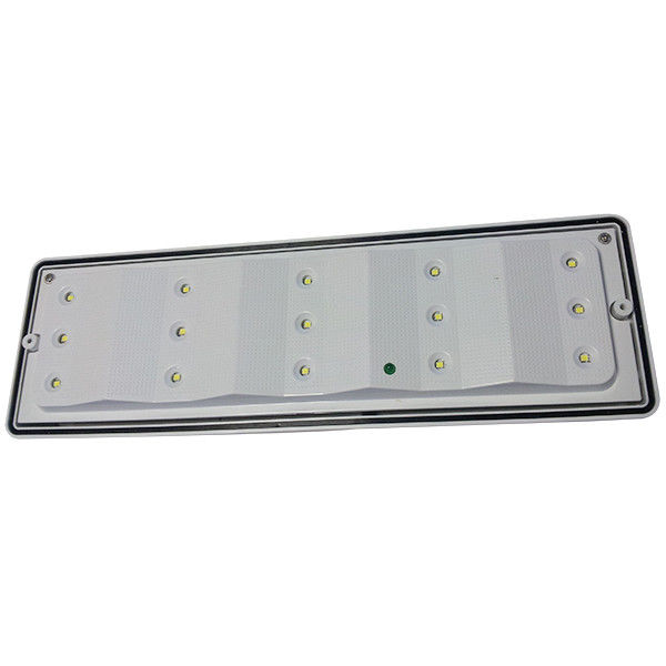 Résistant au feu, étanche à l'eau, lampe d'urgence, batterie rechargeable, alimenté par batterie, emplacement humide, extérieur IP65 EL015EM