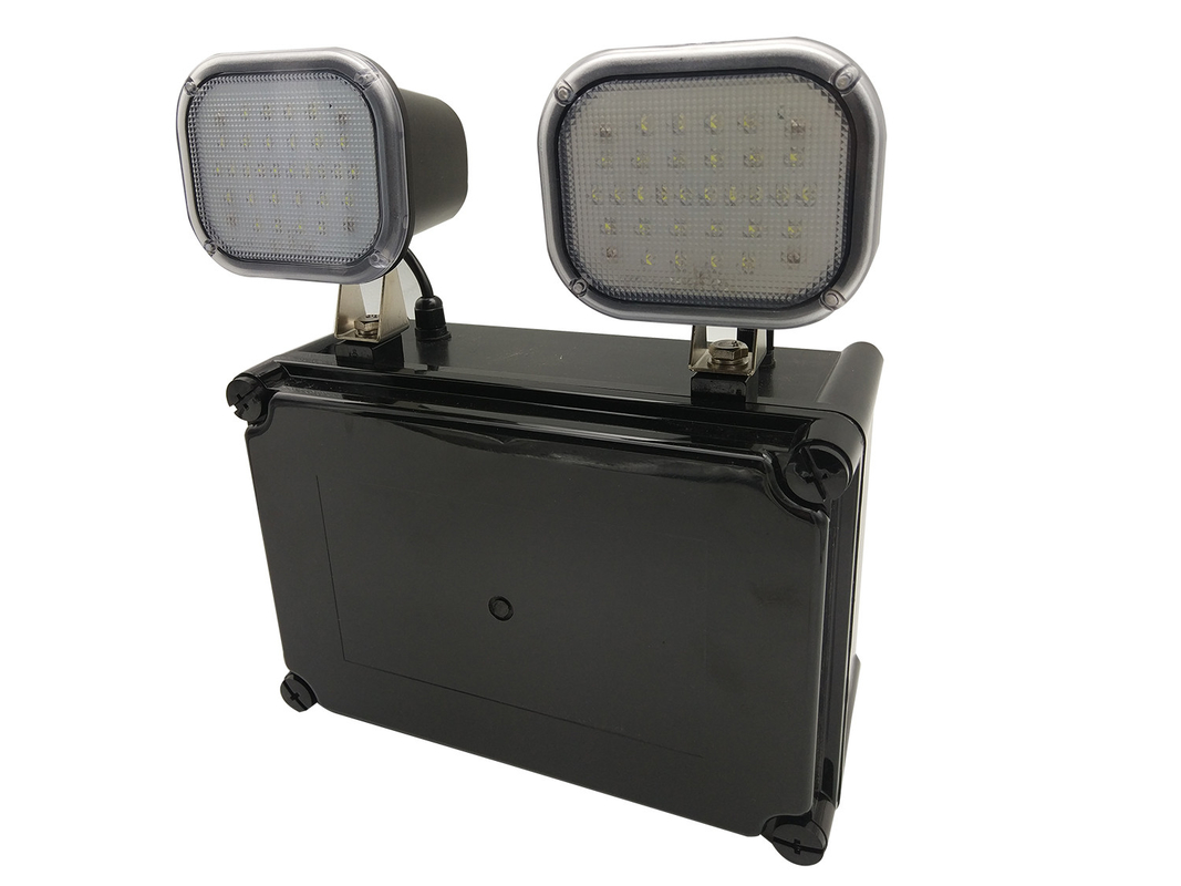 L'intense luminosité a mené les lumières jumelles rechargeables de secours de tache pour le centre commercial