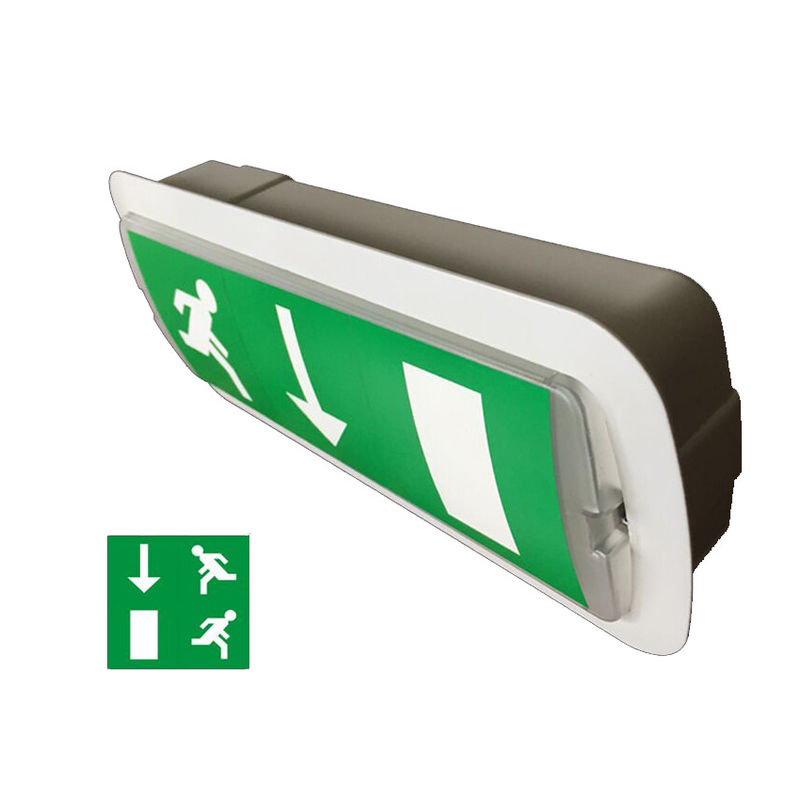 Lumière d'urgence rechargeable encastrée au mur 3 heures avec batterie de secours 220V 240V L116M-C1