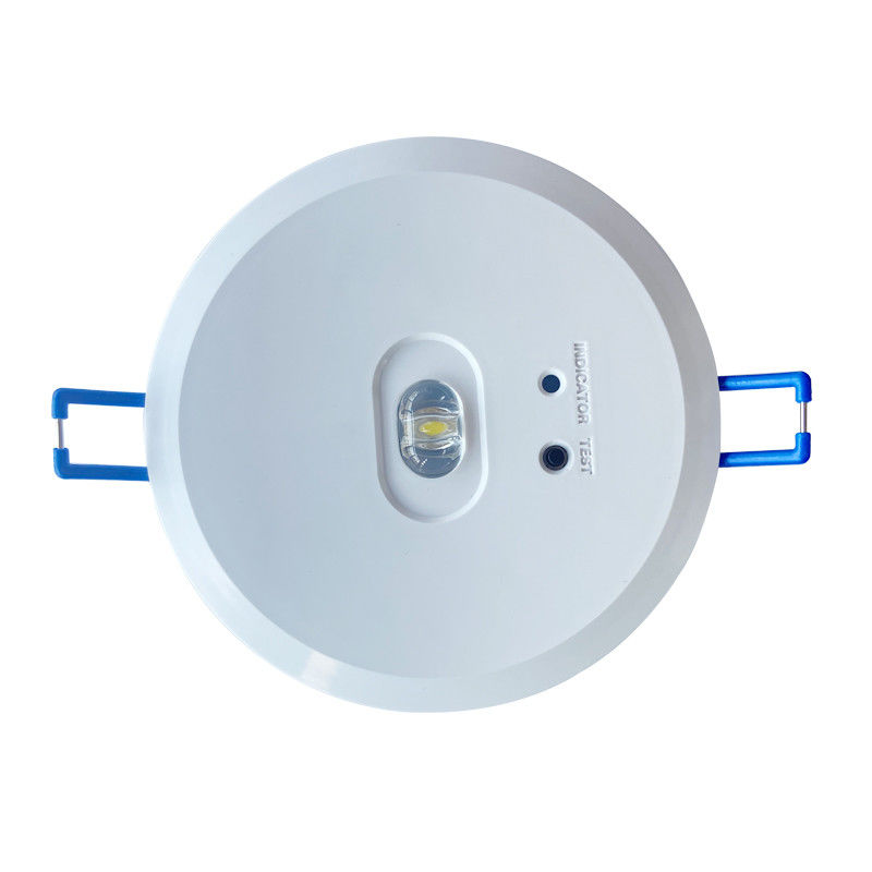 Éclairage d'urgence de plafond en retrait commercial non entretenu avec batterie de secours COB LED Li-Ion Battery Steel Casing L118N