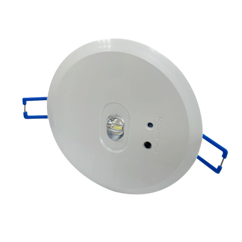 Éclairage d'urgence de plafond en retrait commercial non entretenu avec batterie de secours COB LED Li-Ion Battery Steel Casing L118N