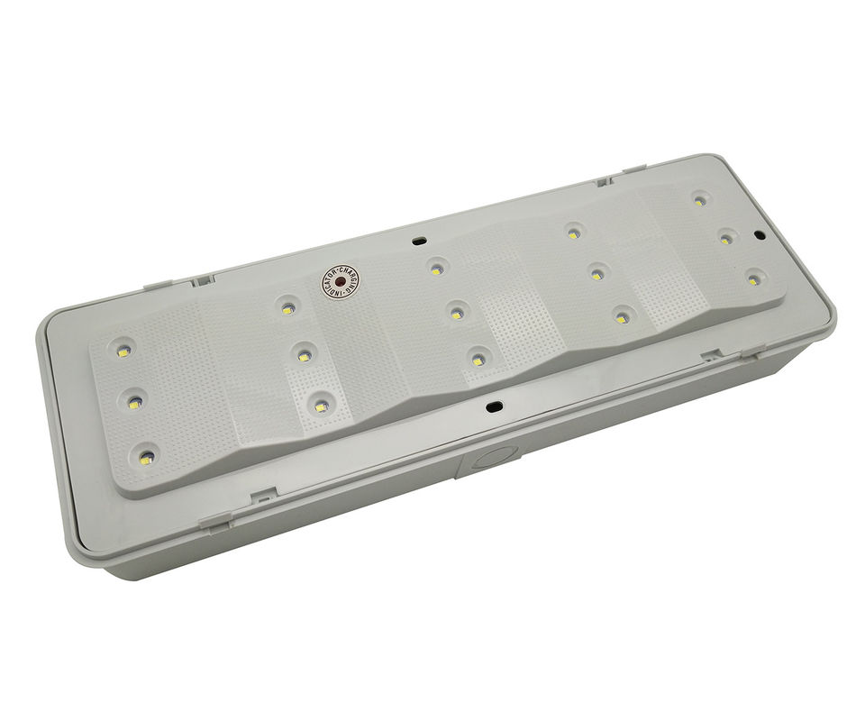 Lumière d'urgence rechargeable avec batterie de secours anti-incendie ABS boîtier Ni-Cd batterie Durée 3 heures