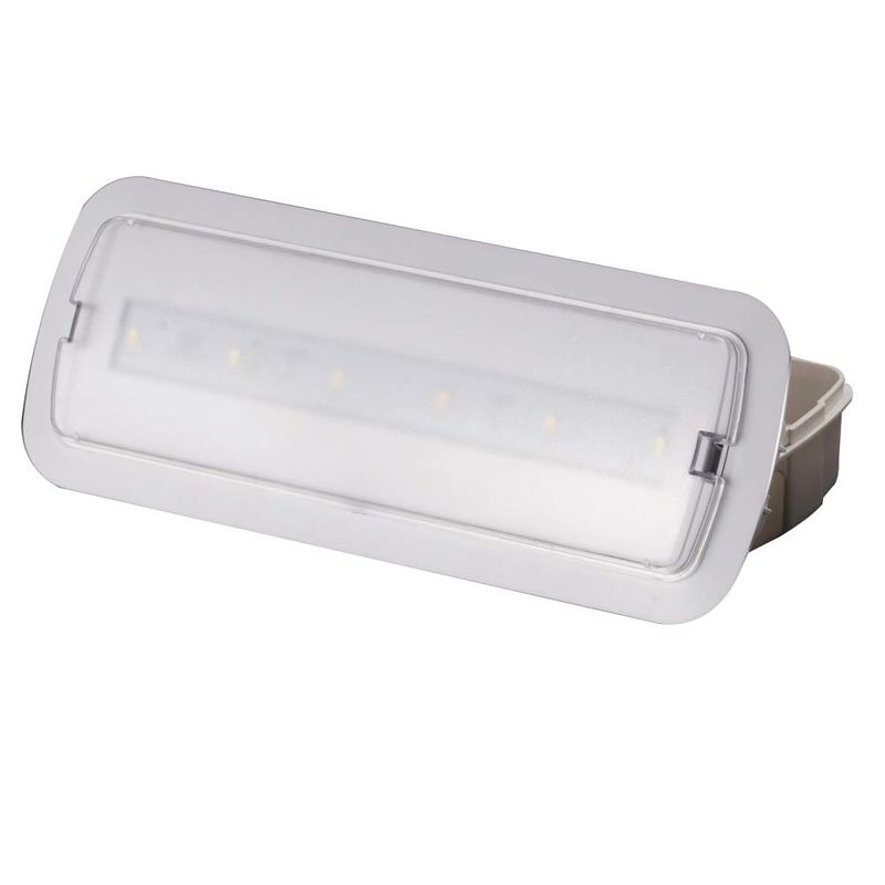 Lampe d'urgence LED rechargeable homologuée CE avec batterie de secours 6500K 3 heures SMD 5730 220V 240V
