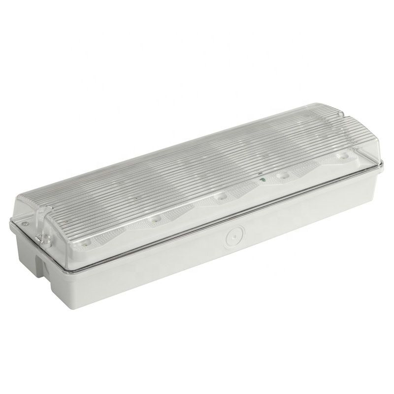 3W LED étanche à l'eau lumière d'urgence 6000K murale montée IP65 blanc froid Durée de vie 50000 heures