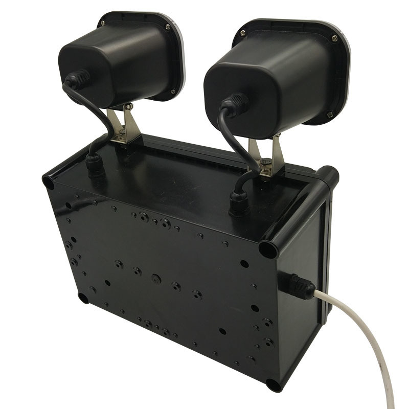 220V entrée 2x6W Twin Spot LED lumière d'urgence 3 ans garantie 50000 heures de durée de vie