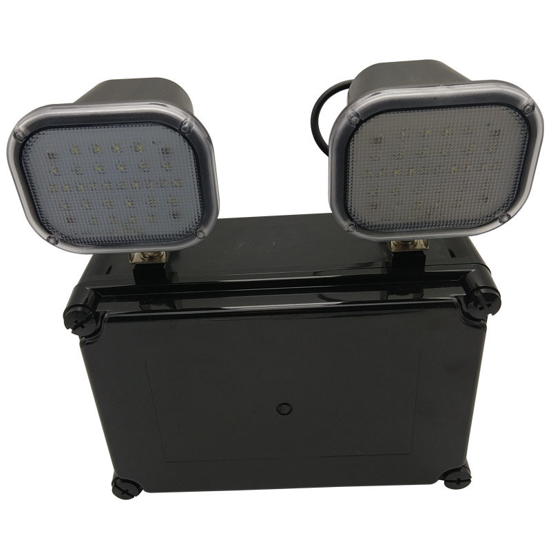 220V entrée 2x6W Twin Spot LED lumière d'urgence 3 ans garantie 50000 heures de durée de vie