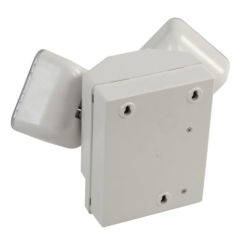 6W Projecteur LED d'urgence double 6500K Batterie Ni-Cd 3.6V 3.0Ah Boîtier PC IP20