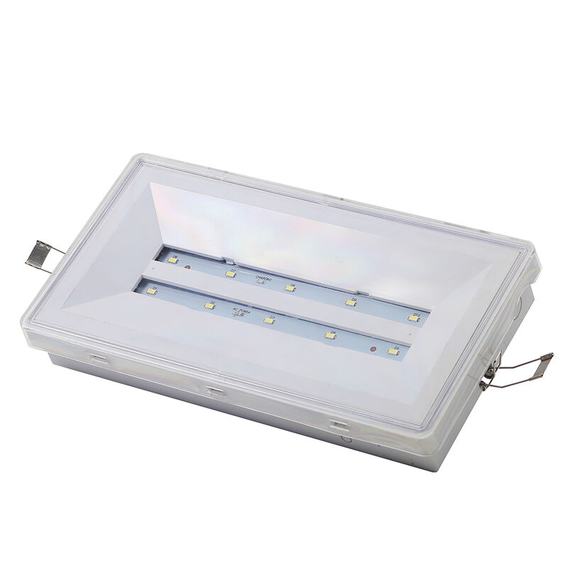 Lumière d'urgence rechargeable IP20 3 heures de secours Ni Cd batterie éclairage d'évacuation sécurisé