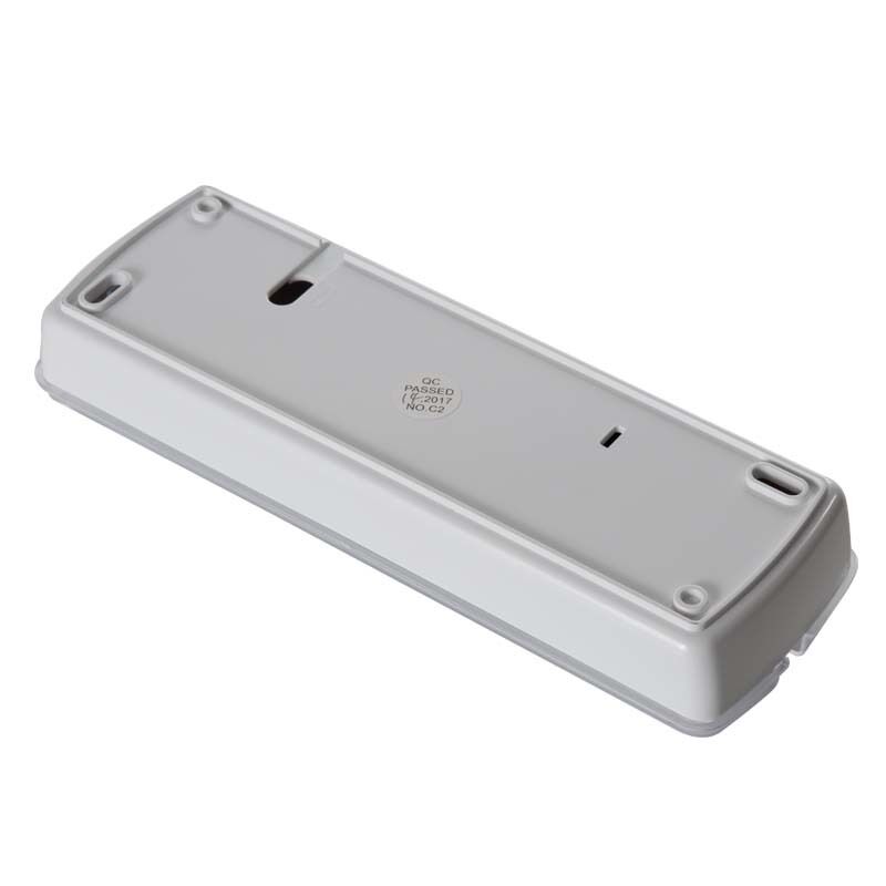 Lumière LED murale rechargeable d'urgence à batterie en plastique permanente avec 3 heures de sauvegarde et batterie Ni-Cd IP20