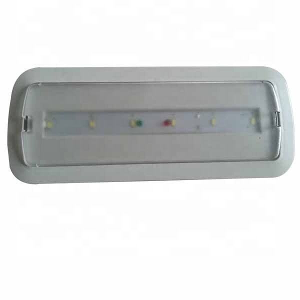 3W monté sur le mur plafond en retrait LED lampe d'urgence rechargeable 3 ans garantie 180 minutes de sauvegarde