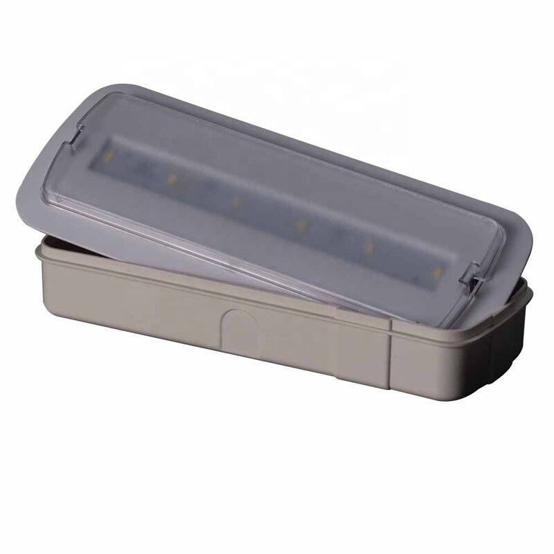 3W monté sur le mur plafond en retrait LED lampe d'urgence rechargeable 3 ans garantie 180 minutes de sauvegarde