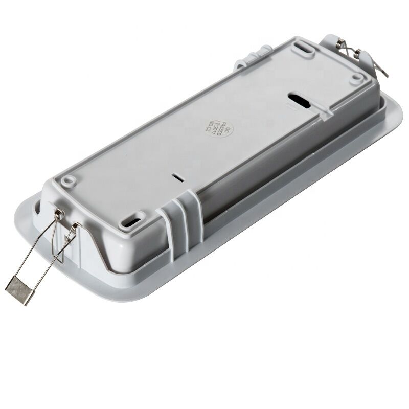 3W monté sur le mur plafond en retrait LED lampe d'urgence rechargeable 3 ans garantie 180 minutes de sauvegarde