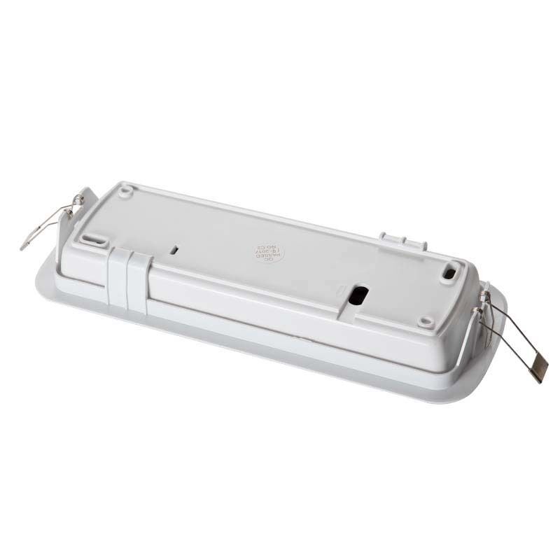 Lumière d'urgence LED rechargeable avec batterie 3 heures IP20