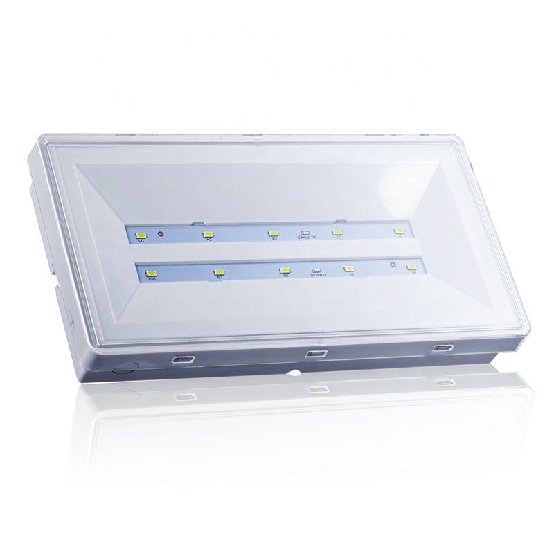 5W IP65 étanche à l'eau lumière d'urgence LED paratie emplacement humide 3 ans garantie 25000 heures