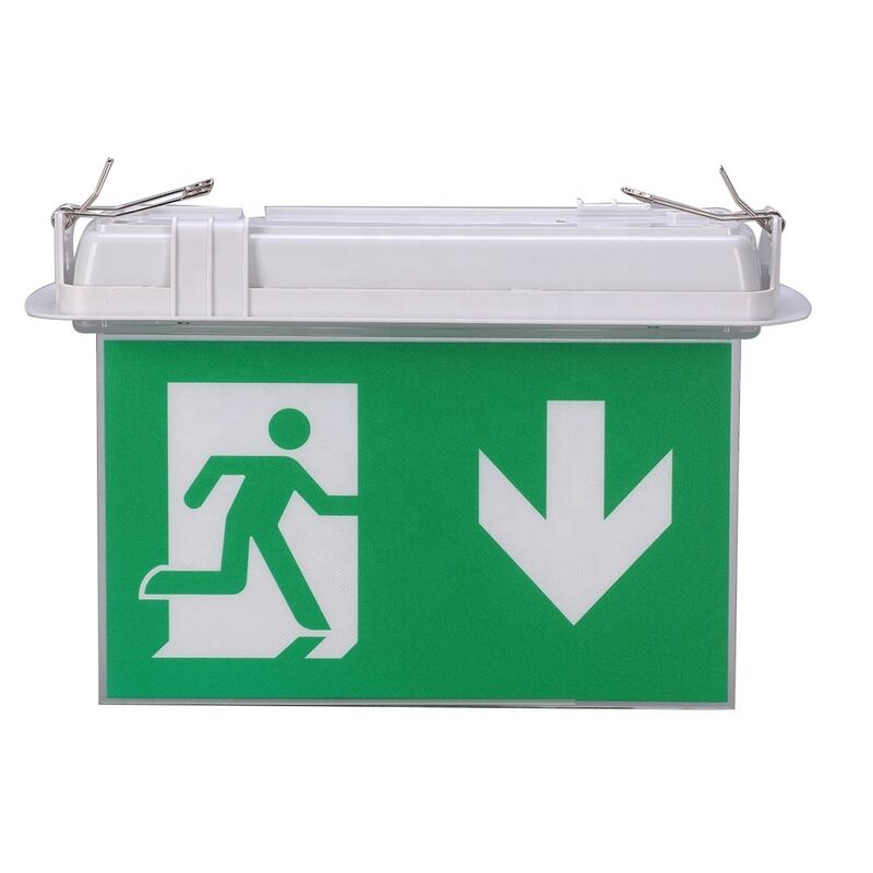 Signe de sortie double face batterie Ni-Cd 6 pcs SMD 5730 LED éclairage d'urgence 3 ans de garantie