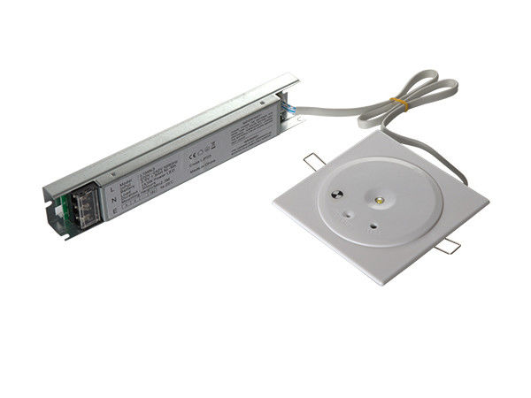 Downlight LED de secours commercial IP20 à économie d'énergie pour plafond avec batterie Ni-Mh 3W SMD Blanc