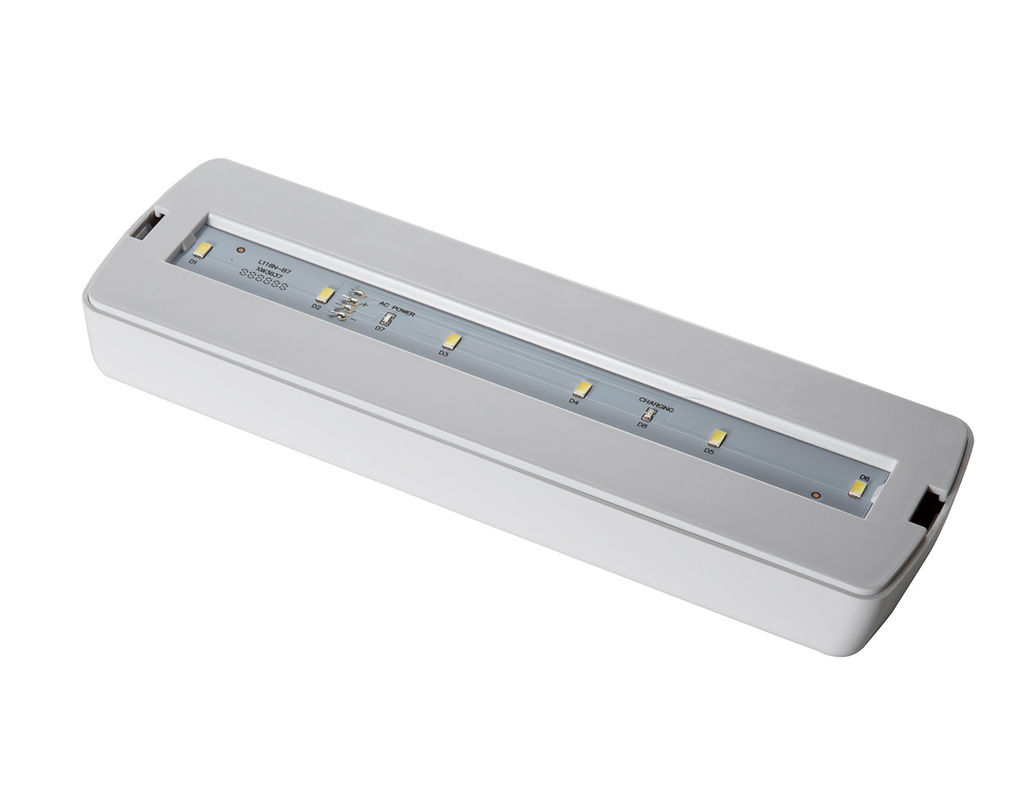 Lampe de plafond encastrée d'urgence à LED avec tube, fonctionnement sur batterie, couvercle dépoli et batterie de secours, alimentation CA L116M-B