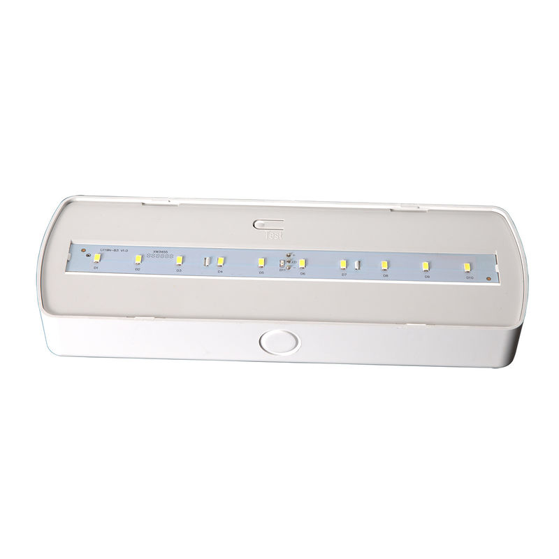 Lampe d'urgence LED ABS ignifuge 3.6V Batterie Ni-Cd Autonomie 3 heures L119N-A
