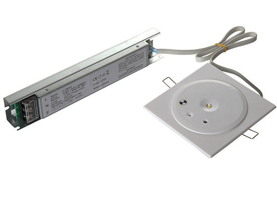 3W LED commercial IP20 Lumières d'urgence en retrait non entretenues avec batterie de secours Plafond basse lumière 3 heures