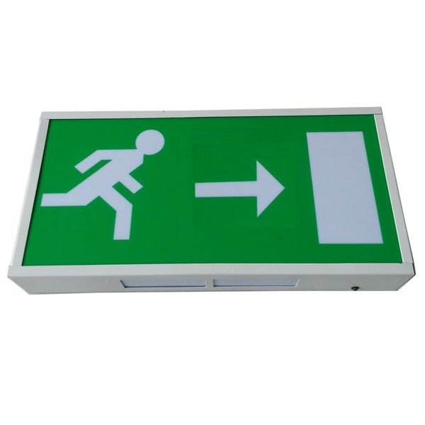 Signes de sortie LED de conception moderne avec batterie rechargeable au Ni-cad pour l'éclairage d'urgence
