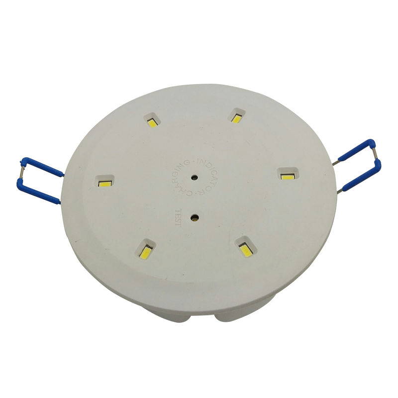Éclairage de secours LED encastré commercial non entretenu pour plafond avec batterie de secours, autonomie de 3 heures, IP20 L117N