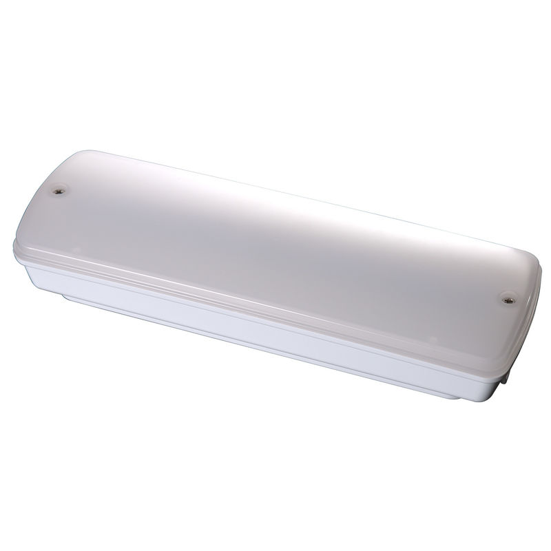Lampe de secours étanche 3W Maintenu Non Maintenu pour zones humides, extérieur, garantie 3 ans, IP65 L121N