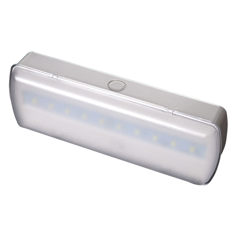 Lumière d'urgence LED intérieure de 5 W, bouton de test de surface de mur de couverture gelée L119N-A