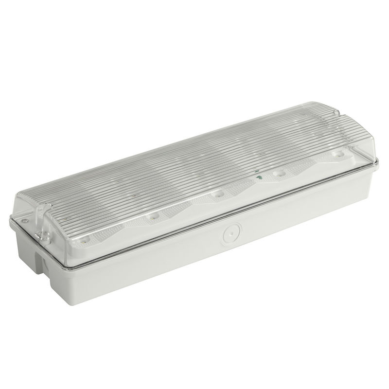 Lampe d'urgence LED étanche, boîtier ABS ignifuge, diffuseur PC, 15 LED 2835 SMD, IP65 L102M