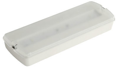 Lampe d'urgence LED rechargeable 220V avec batterie de secours, homologuée CE, montage en saillie murale L116N-A1