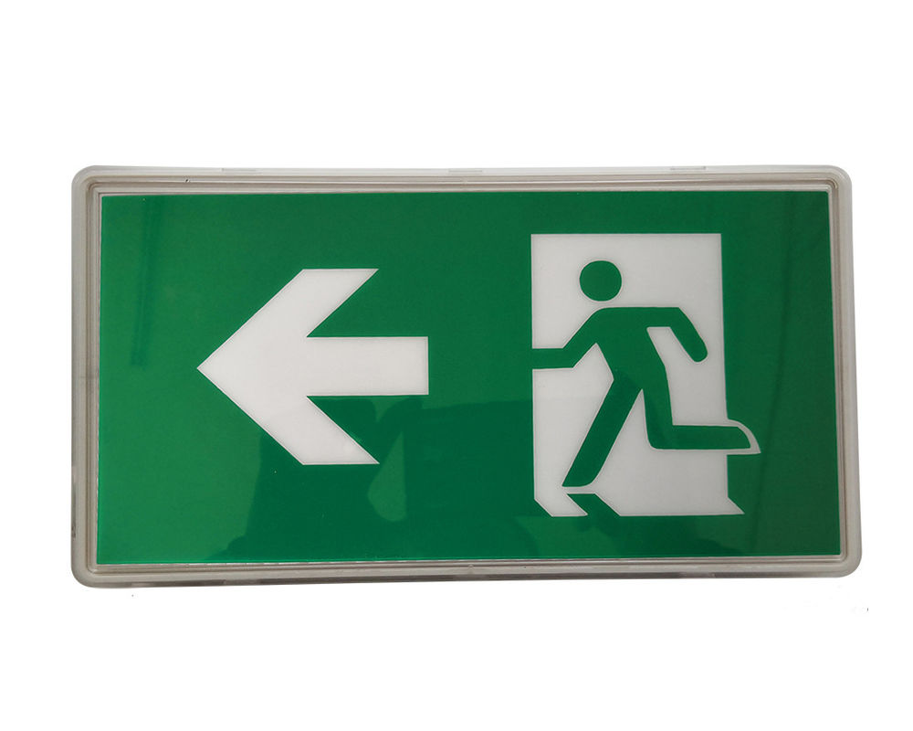 Éclairage de secours étanche IP65 LED en saillie rechargeable pour zones humides extérieur garantie 3 ans L116N-E