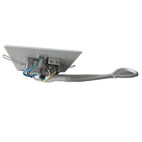 Lumière d'urgence LED encastrée personnalisée à piles pour montage au plafond, commerciale, avec batterie de secours 1W SMD IP42
