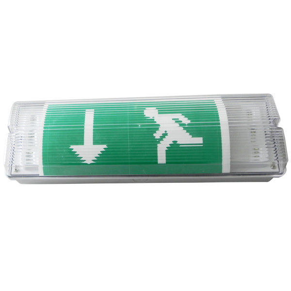 Lumière d'urgence LED non entretenue avec boîtier ABS ignifuge, imperméable à l'eau IP65 et durée de vie de 3 heures