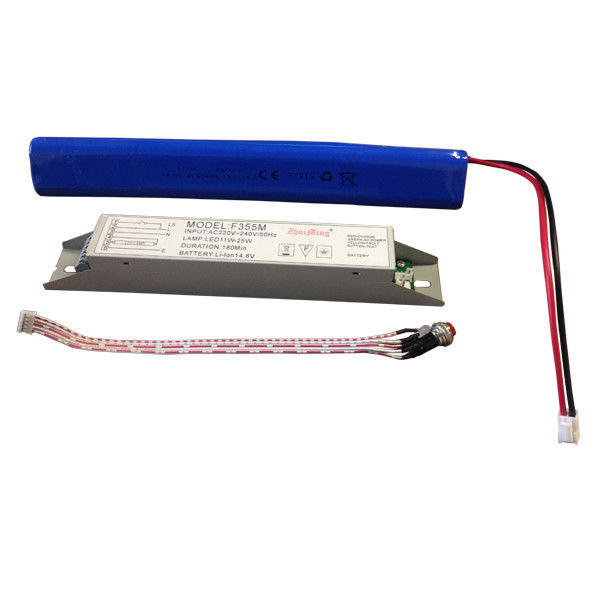 L'alimentation électrique de lumière d'urgence à batterie avec batterie lithium-ion 14,8 V 6,0 Ah et fonction d'auto-test pendant plus de 3 heures