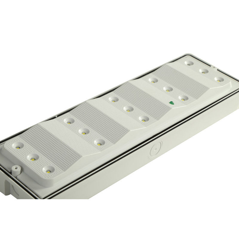 Autotest Lumière d'urgence LED imperméable à l'eau à batterie de 3 watts Externe IP65 Emplacement humide EL015EN