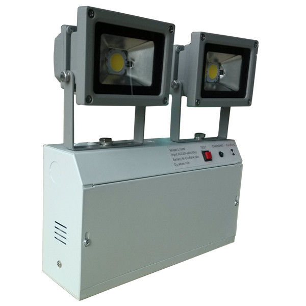 Équipement d'éclairage d'urgence pour bâtiments commerciaux auto-test Twin Spot 2x10W COB LED L109N-2